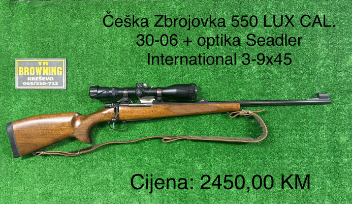 Češka Zbrojovka CAL. 30-06 + optika Saedler International 3-9x45