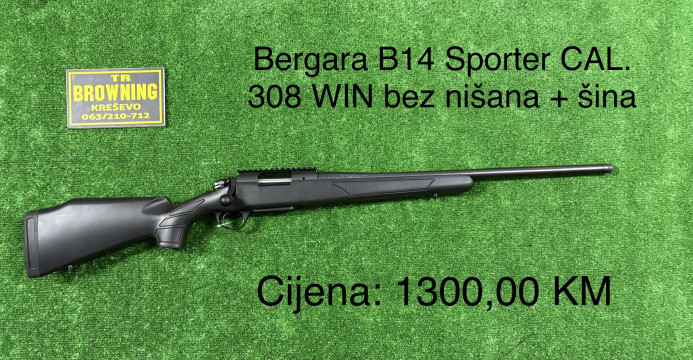 Bergara B14 Sporter CAL. 308 WIN bez nišana + šina