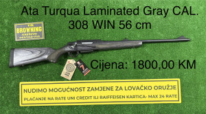 Ata Turqua Laminated Gray CAL. 308 WIN 56 cm