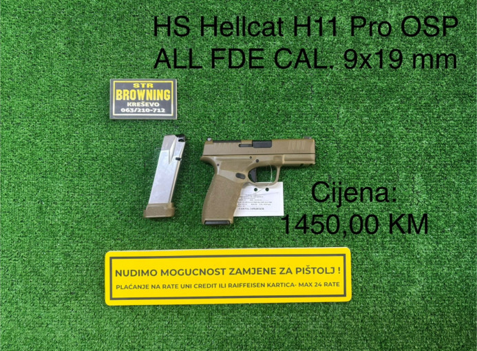 HS Hellcat PRO OSP ALL FDE CAL. 9x19