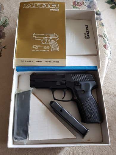 Poštolj CZ99 9mm PARA