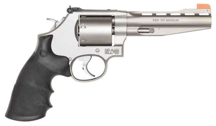REVOLVER S&W 686 5"PLUS PC MAT SILVER .357MAG
