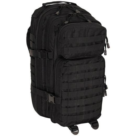 RUKSAK, US BACKPACK, ASSAULT I, "BASIC", BLACK 30L