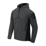 DUKSERICA RANGE HOODIE SHADOW GRAY/BLACK L