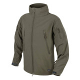 JAKNA GUNFIGHTER JACKET-SHARK SKIN WINDBLOCKER-TAIGRA GREEN XL