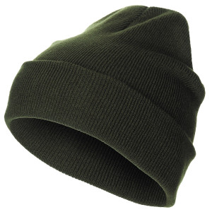 KAPA WATCH HAT, ACRYLIC, OD GREEN, FINE KNIT