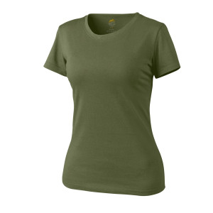 MAJICA WOMEN'S T-SHIRT-COTTON-GREEN S/REGULAR