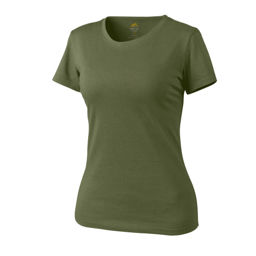 MAJICA WOMEN'S T-SHIRT-COTTON-GREEN S/REGULAR