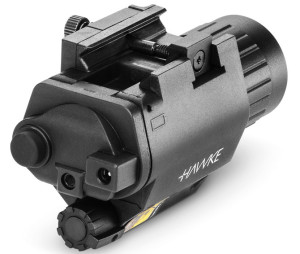 LASER LED ILUMINATOR HAWKE (RED,WEAWER 30MM) KIT