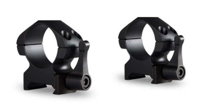 HAWKE PRSTENOVI PRECISION STEEL 25,4MM LOW LEVER