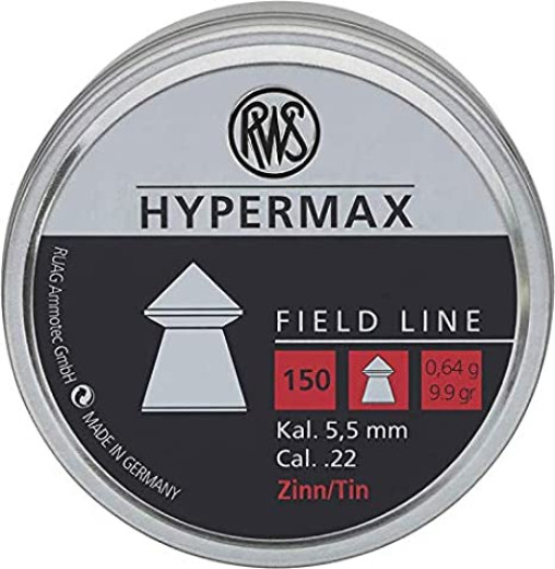 DIJABOLE RWS 5.5 HYPERMAX 0.64GR BOX 150 KOM