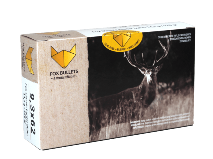 METAK KARABINSKI FOX 9.3X62 14,2G/220GR