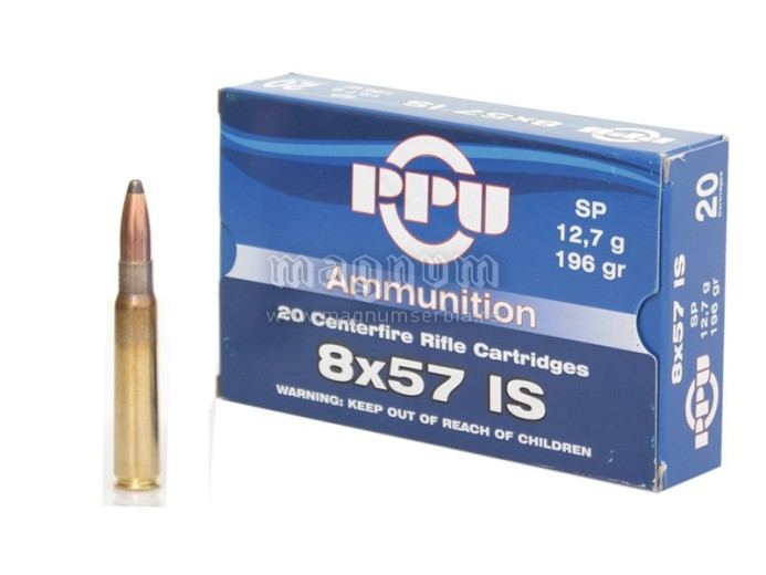 METAK KARABINSKI PPU 8X57 12,7G JRS