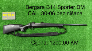 Bergara Sporter DM CAL. 30-06 + šina