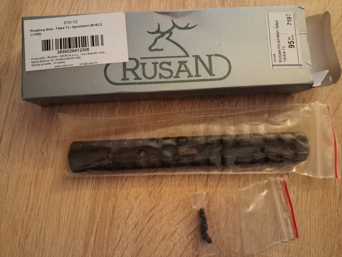 Rusan picatinny šina