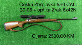 Češka Zbrojovka 550 CAL. 30-06 + optika Zrak 6x42N