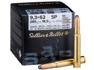 METAK KARABIN S&B 9,3X62 SP 18,5G 285GR
