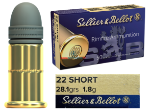 METAK MALOKALIBARSKI S&B 22 SHORT 1,8G 28,1GR