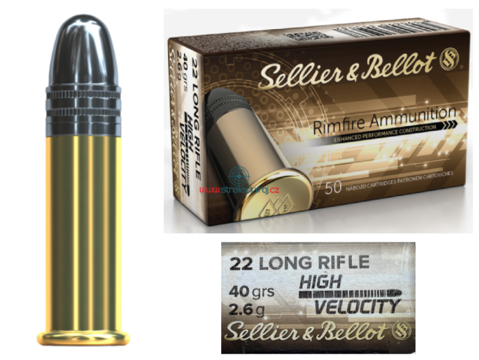 METAK MALOKALIBARSKI S&B 22LR HV 2,6G 40GR