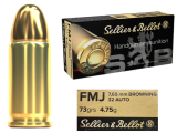 METAK S&B 7,65 32AUTO FMJ 4,75G 73GR