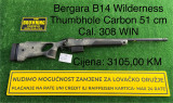 Bergara B14 Wilderness Thumbhole Carbon CAL. 308 WIN 51 cm