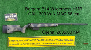 Bergara Wilderness HMR CAL. 300 WIN MAG 66 cm
