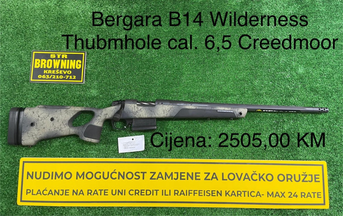 Bergara B14 Wilderness Thumbhole CAL. 6.5 Creedmoor 51 cm