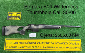 Bergara B14 Wilderness Thumbhole CAL. 30-06 56 cm
