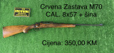 Crvena Zastava M70 CAL. 8x57 + sina