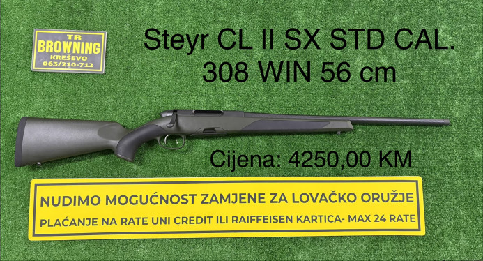 Steyr CL II SX STD CAL. 308 WIN 56 cm