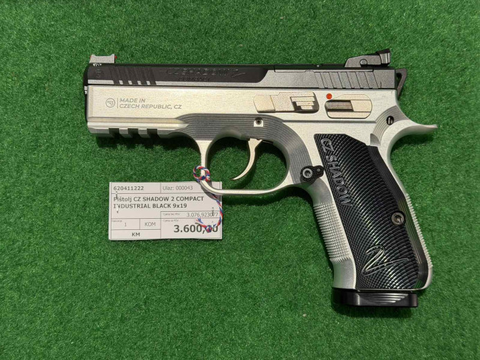 CZ SHADOW 2 COMPACT INDUSTRIAL BLACK 9x19