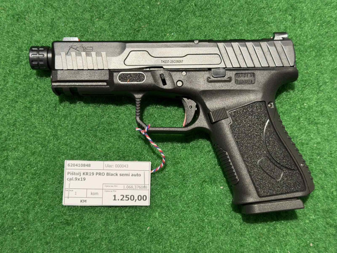 KR19 PRO BLACK SEMI AUTO 9x19