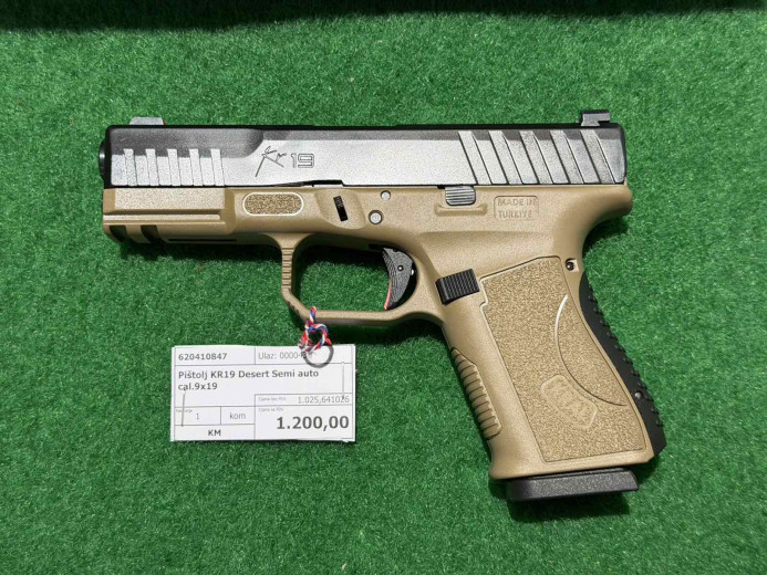 KRAL KR19 DESERT SEMI AUTO 9x19