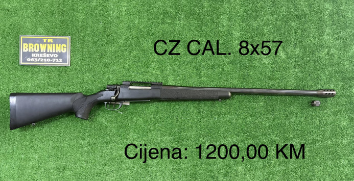 CZ CAL. 8x57 + šina i kompenzator