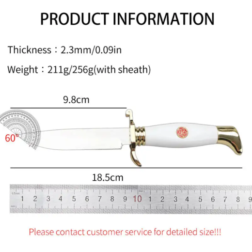 Lovački Ruski nož+ kožna futrola