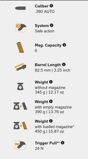 Pištolj Glock G42 - .380 Auto