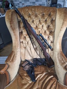 Karabin 98k Optika ZF39 Browning HP35 Kategorija C