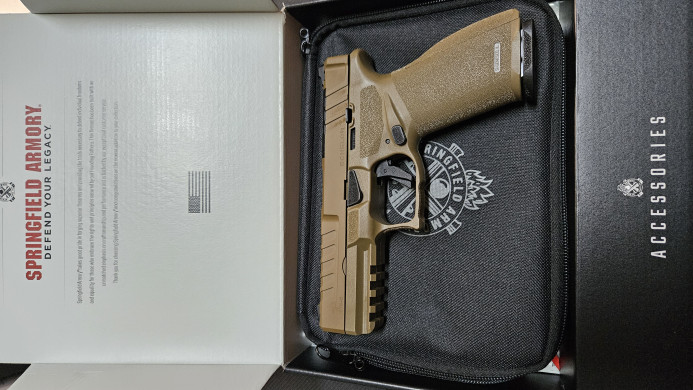 Pištolj HS Springfield Echelon 4,5" All FDE U-notch