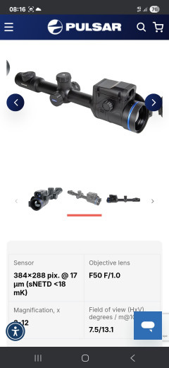 Optika termalna Pulsar