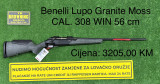 Benelli Lupo Granite Moss CAL. 308 WIN 56 cm