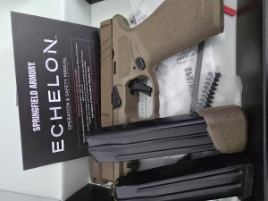 Pištolj HS Springfield Echelon 4,5"All FDE U-notch
