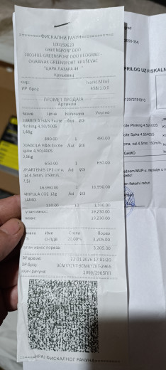 Vazdušna puška/pištolj Artemis cp2