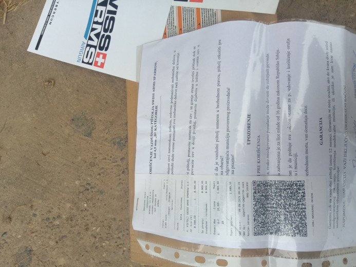 SVIS ARMS VAZDUSNI PISTOLJ SPARROW