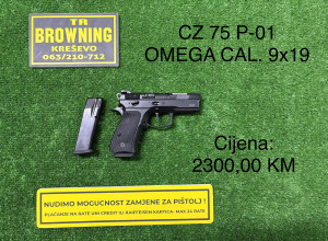 ČZ 75 P-01 Omega CAL. 9x19
