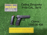 Češka Zbrojovka P-09 CAL. 9x19