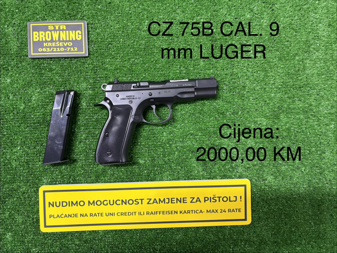 CZ 75B CAL. 9 mm LUGER