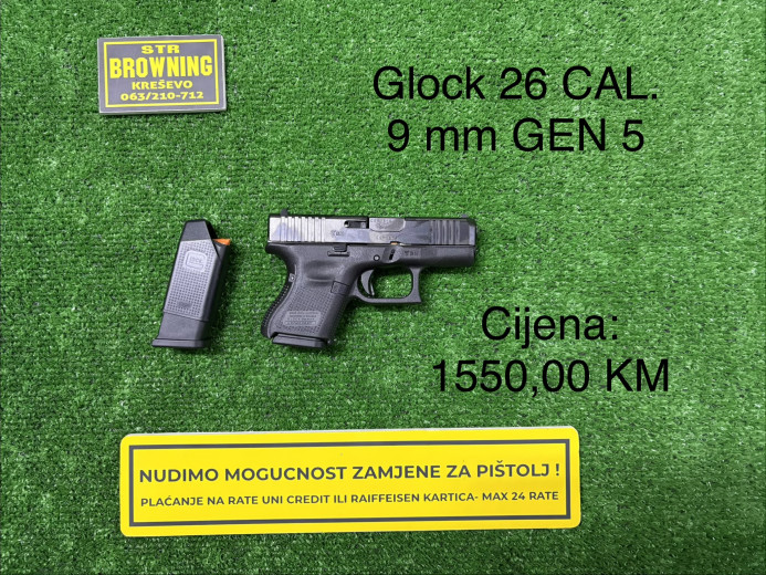 Glock 26 CAL. 9 mm GEN 5