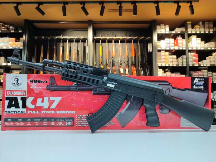 AIRSOFT PUŠKA CYBERGUN KALASHNIKOV AK47 TACTICAL AEG 550BBS 1.4J