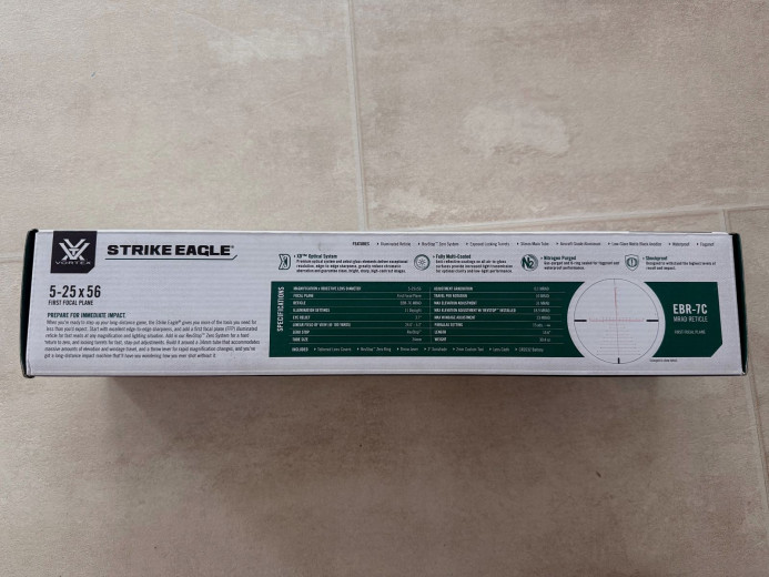 Vortex Strike Eagle 5-25x56 FFP. EBR-7C