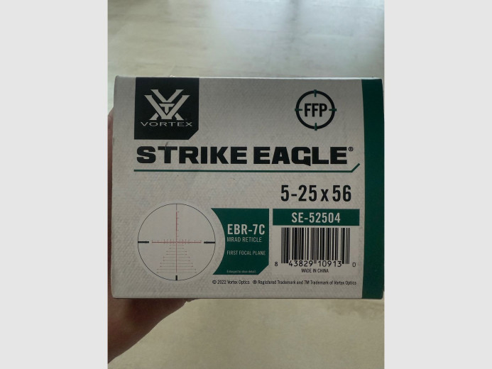 Vortex Strike Eagle 5-25x56 FFP. EBR-7C